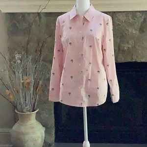 Lemon Way Button down, long sleeve shirt. Size S